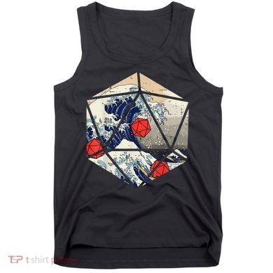 RPG Japanese Great Wave Gamer Men Tank Top