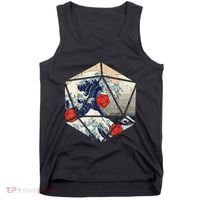 RPG Japanese Great Wave Gamer Men Tank Top thumb 0