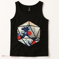 RPG Japanese Great Wave Gamer Men Tank Top thumb 2