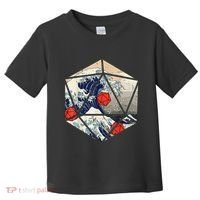RPG Japanese Great Wave Gamer Men Toddler T-Shirt thumb 0