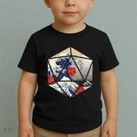 RPG Japanese Great Wave Gamer Men Toddler T-Shirt thumb 2