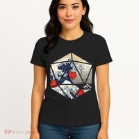 RPG Japanese Great Wave Gamer Men Women's T-Shirt thumb 4
