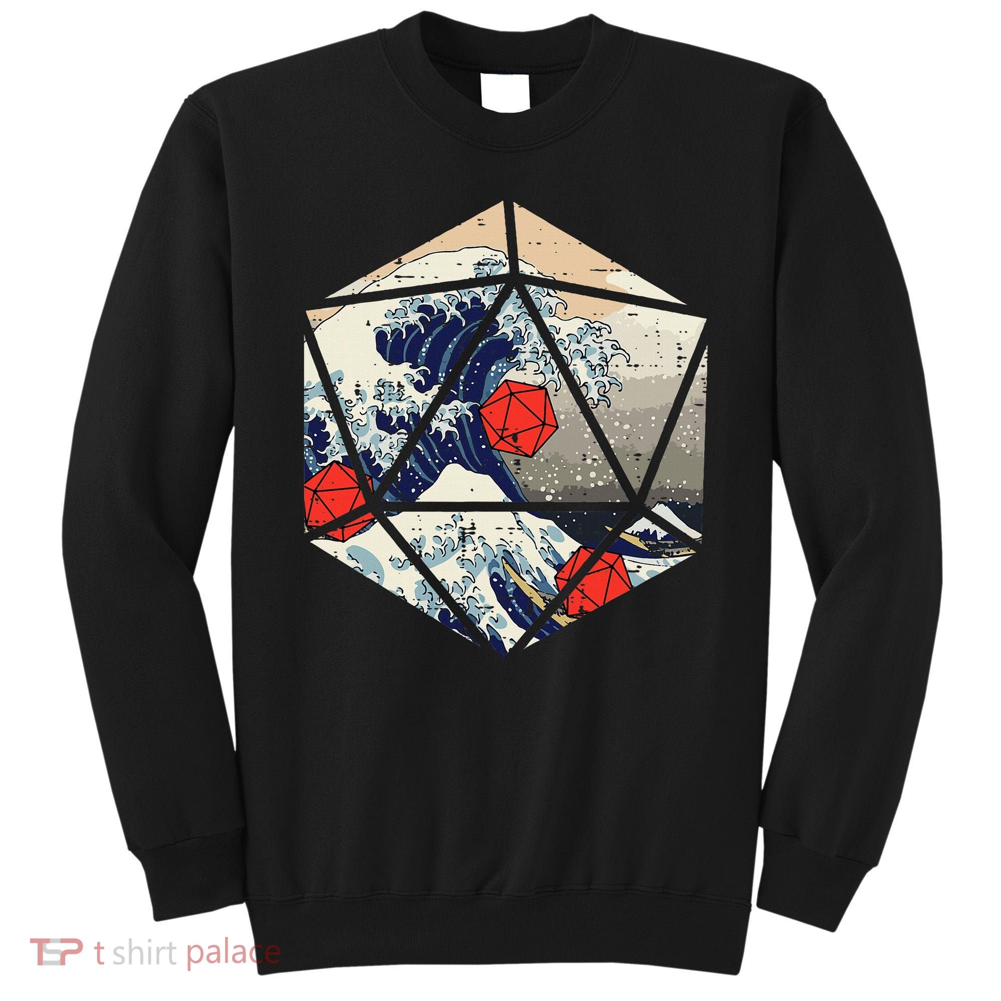 Rpg Japanese Great Wave Gamer Sweatshirt