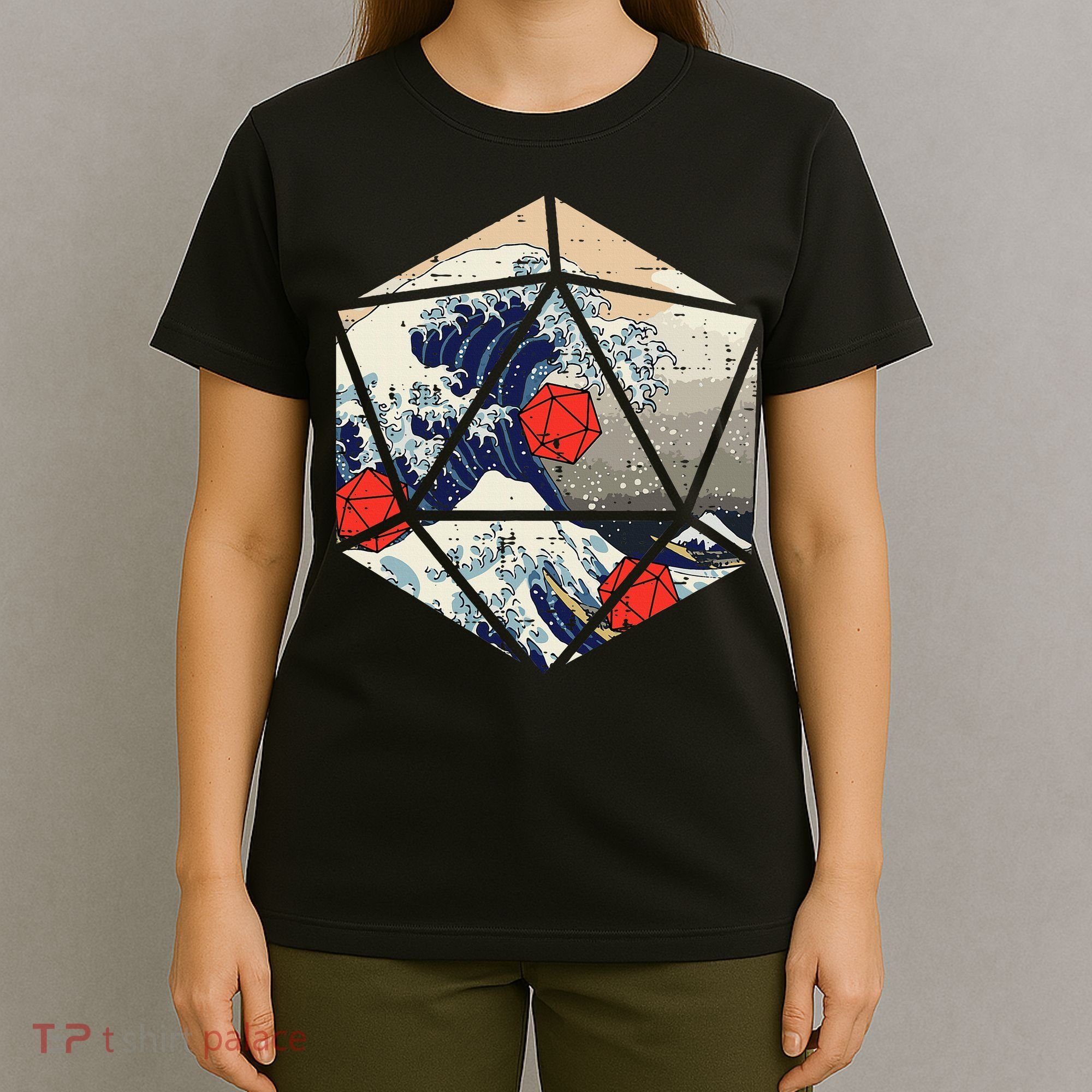 Rpg Japanese Great Wave Gamer T-Shirt