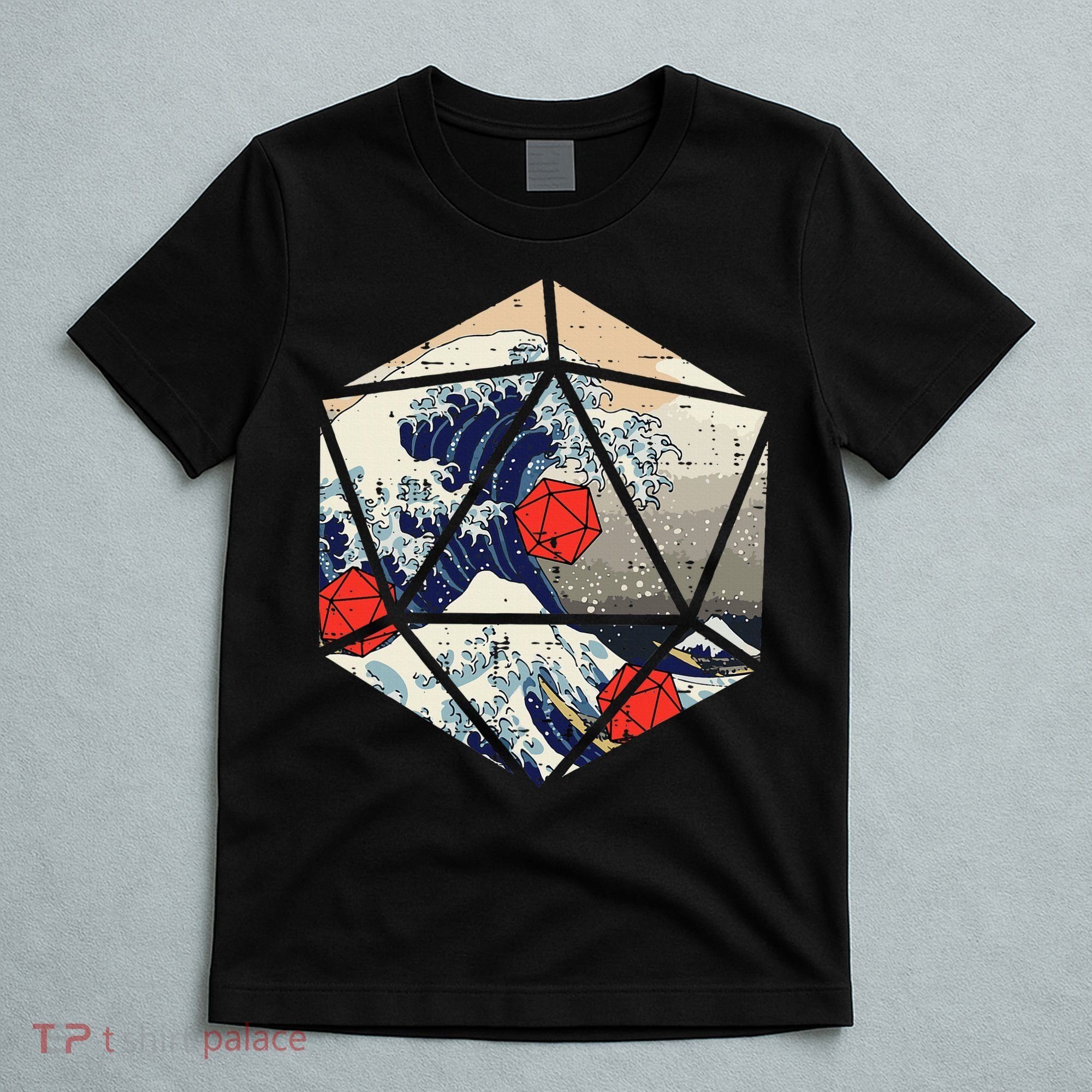 Rpg Japanese Great Wave Gamer T-Shirt