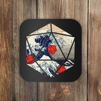 Rpg Japanese Great Wave Gamer Coaster thumb 0