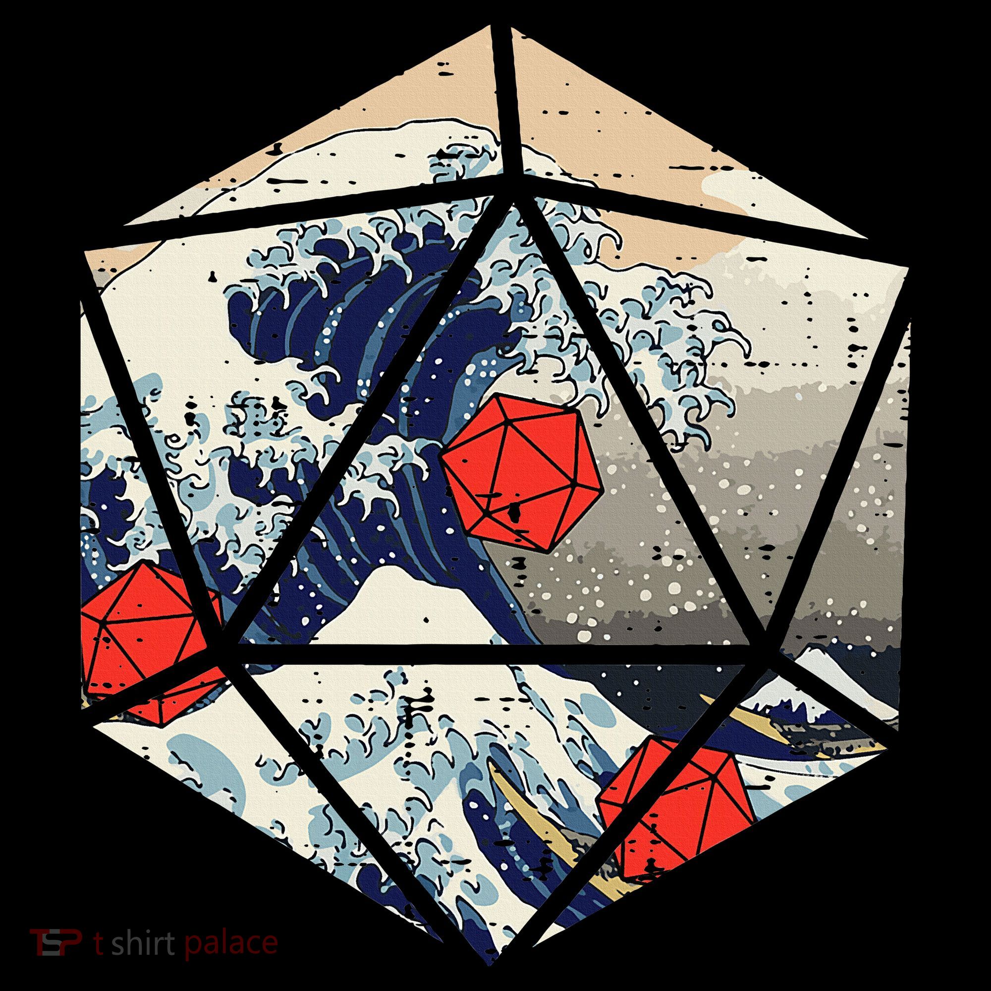 Rpg Japanese Great Wave Gamer Mousepad