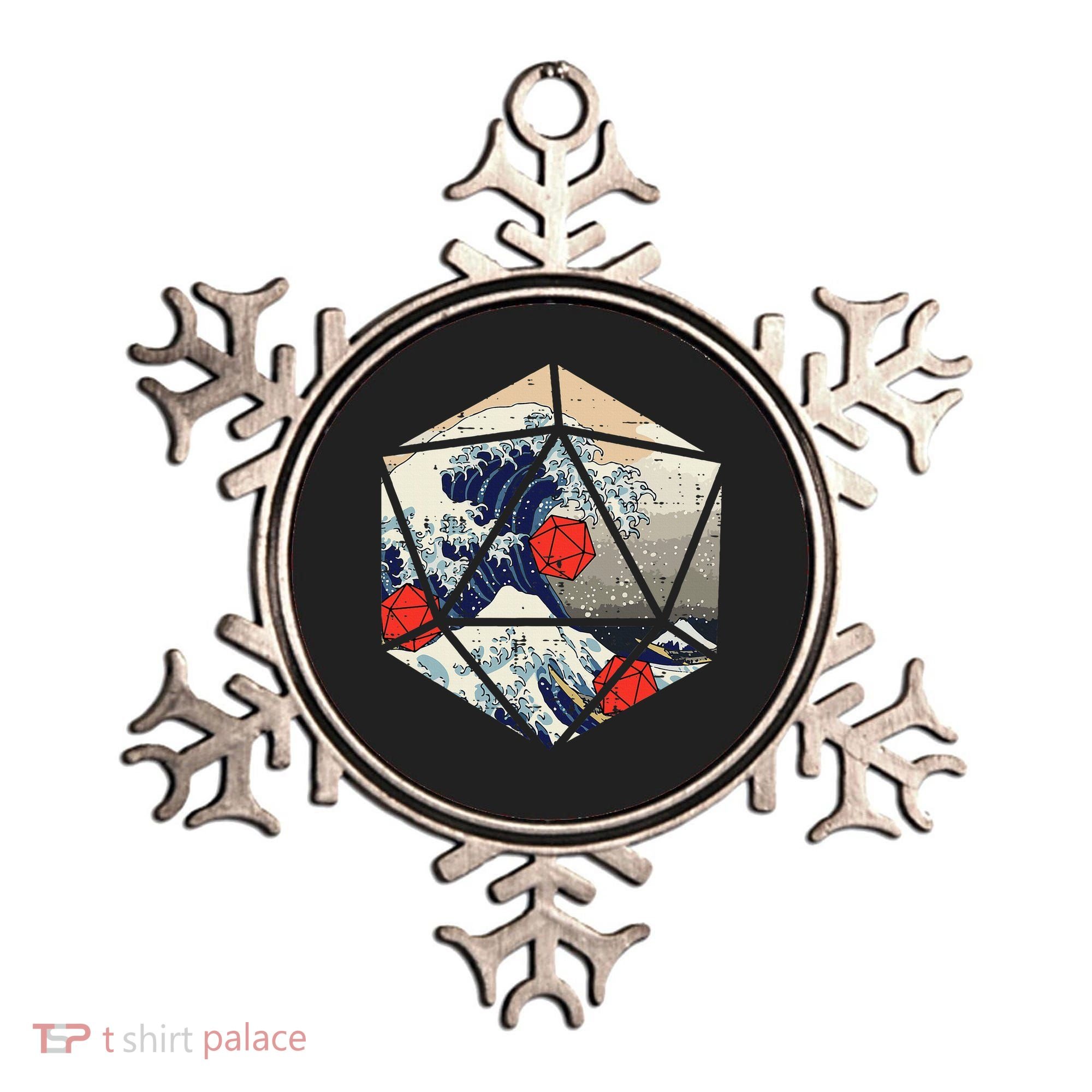 Rpg Japanese Great Wave Gamer Ornament