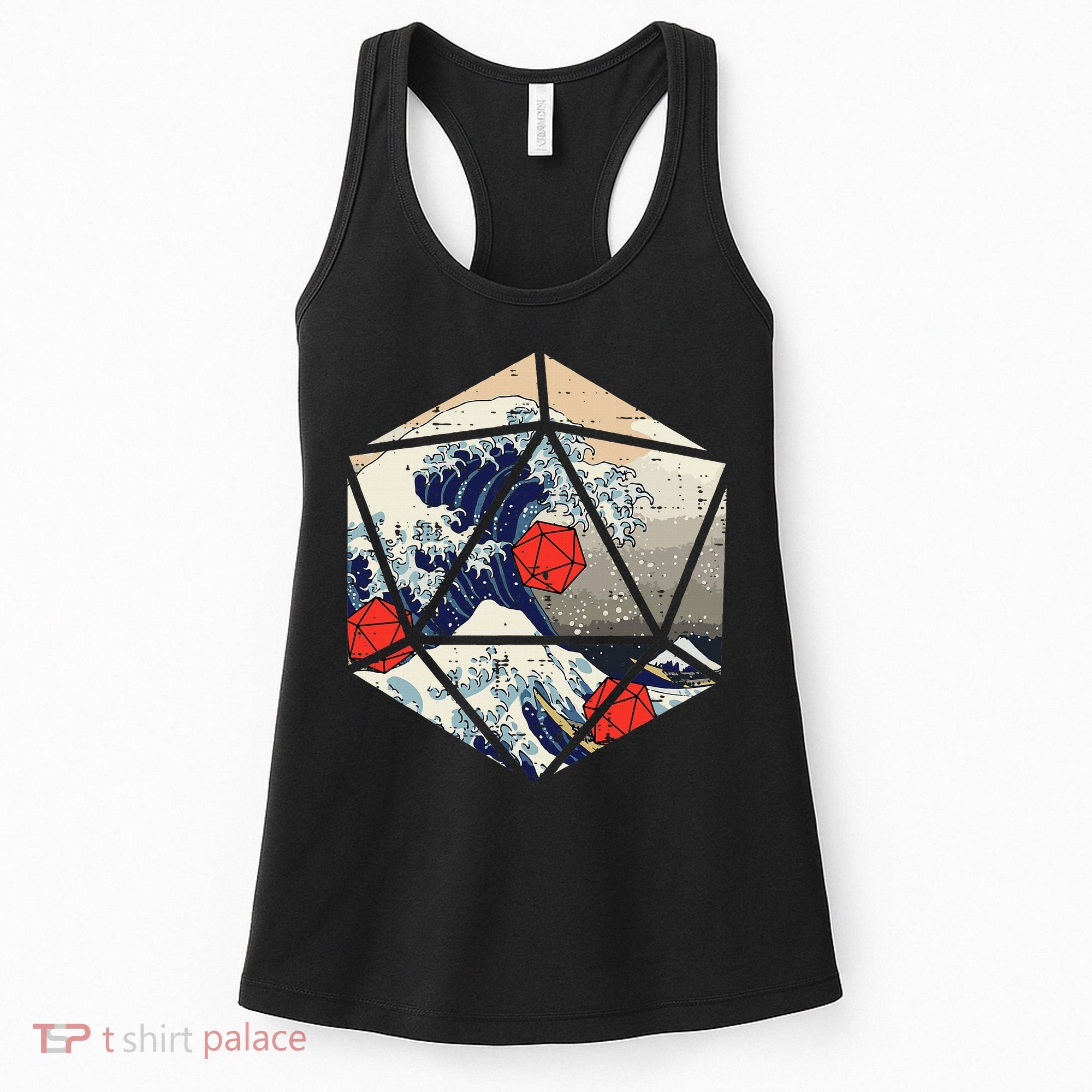 Rpg Japanese Great Wave Gamer Women's Tank Top