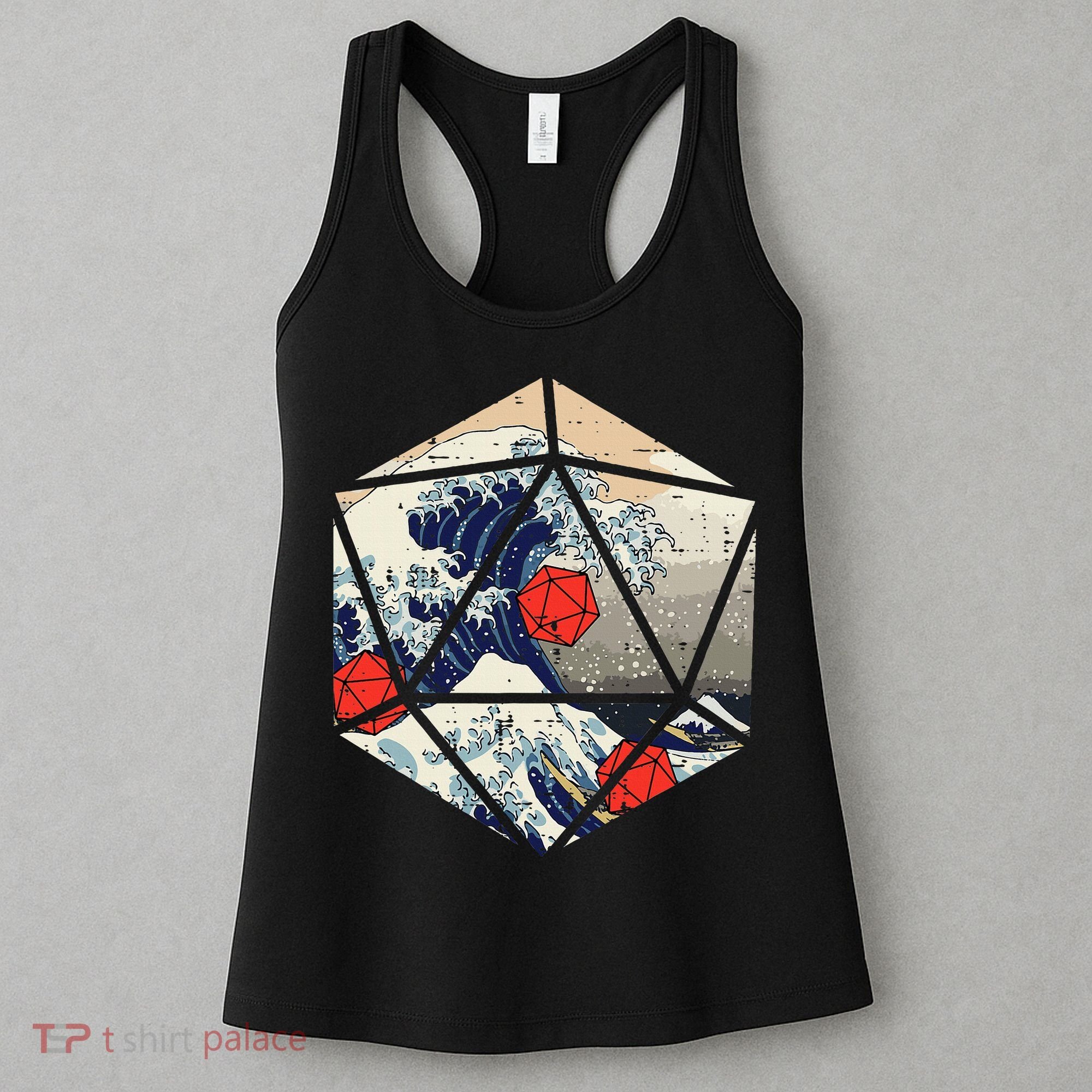 Rpg Japanese Great Wave Gamer Women's Tank Top