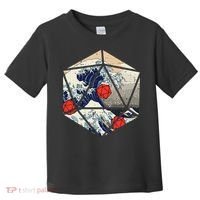 Rpg Japanese Great Wave Gamer Toddler T-Shirt thumb 0