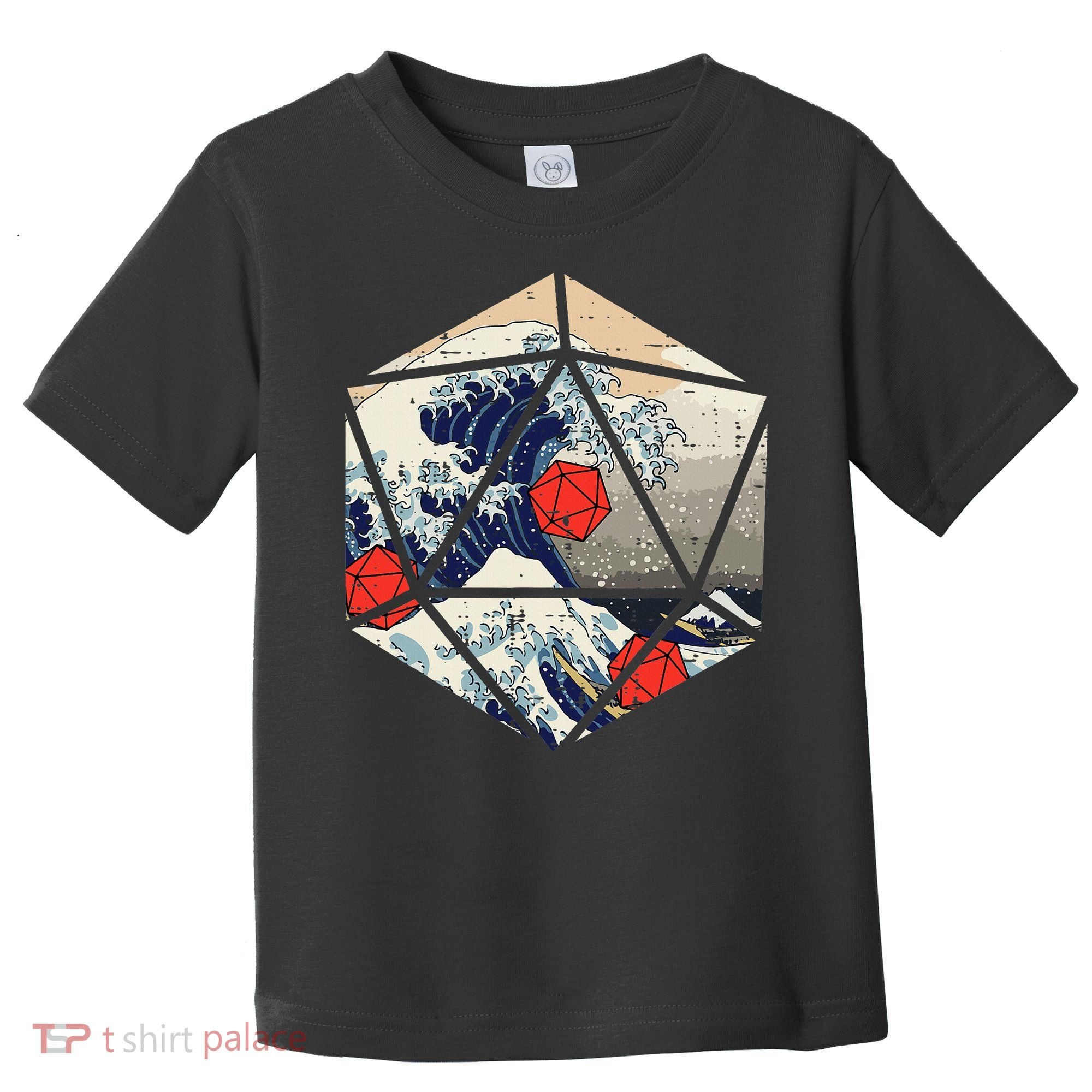 Rpg Japanese Great Wave Gamer Toddler T-Shirt