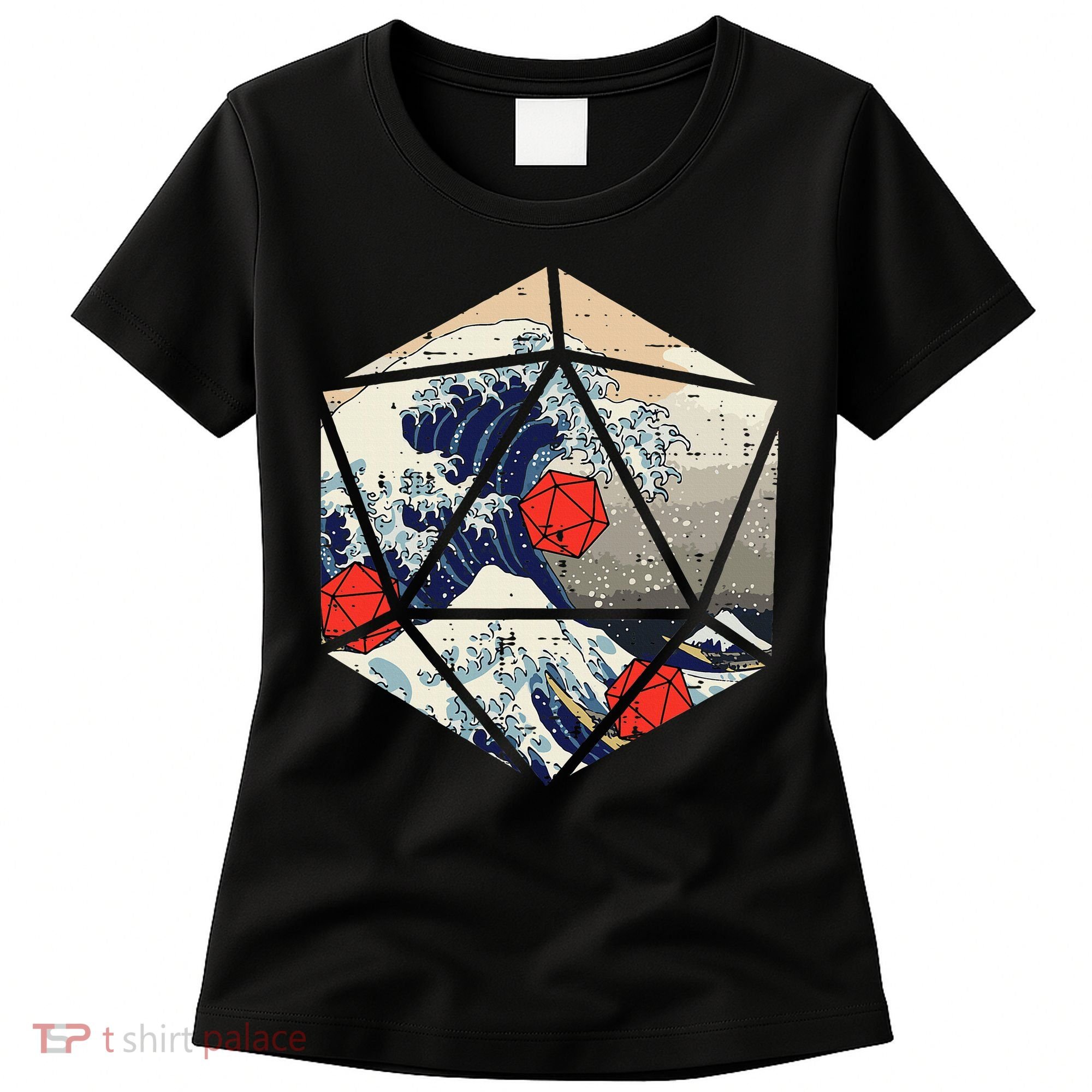 Rpg Japanese Great Wave Gamer Women's T-Shirt