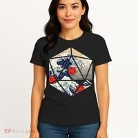 Rpg Japanese Great Wave Gamer Women's T-Shirt thumb 4