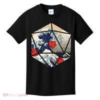 Rpg Japanese Great Wave Gamer Kids T-Shirt thumb 0