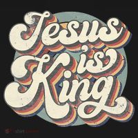 Retro Jesus Is King Christian Bible Religious T-Shirt thumb 7