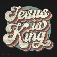 Retro Jesus Is King Christian Bible Religious Women's Hoodie thumb 2