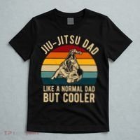 Retro Jiu Jitsu Dad Bjj Man Father Vintage T-Shirt thumb 5