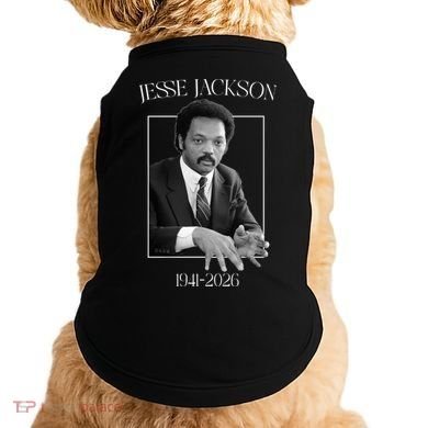 Rev Jesse Jackson 1941-2026 Tribute Doggie Tank