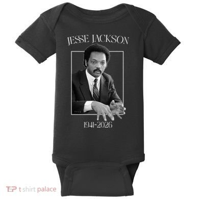 Rev Jesse Jackson 1941-2026 Tribute Baby Bodysuit