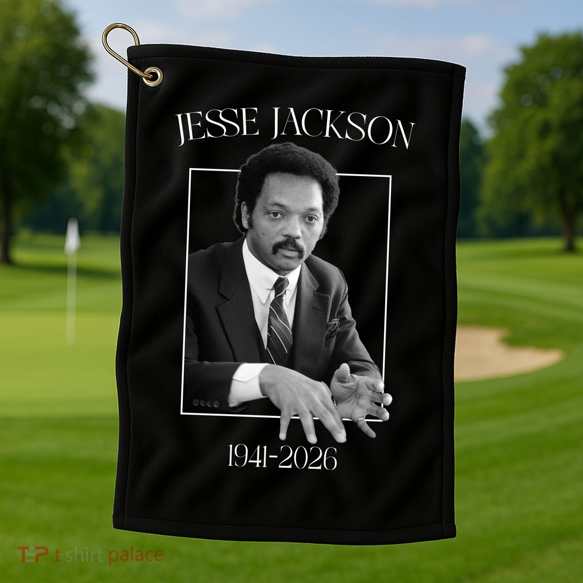 Rev Jesse Jackson 1941-2026 Tribute Golf Towel