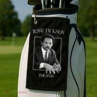 Rev Jesse Jackson 1941-2026 Tribute Golf Towel thumb 2
