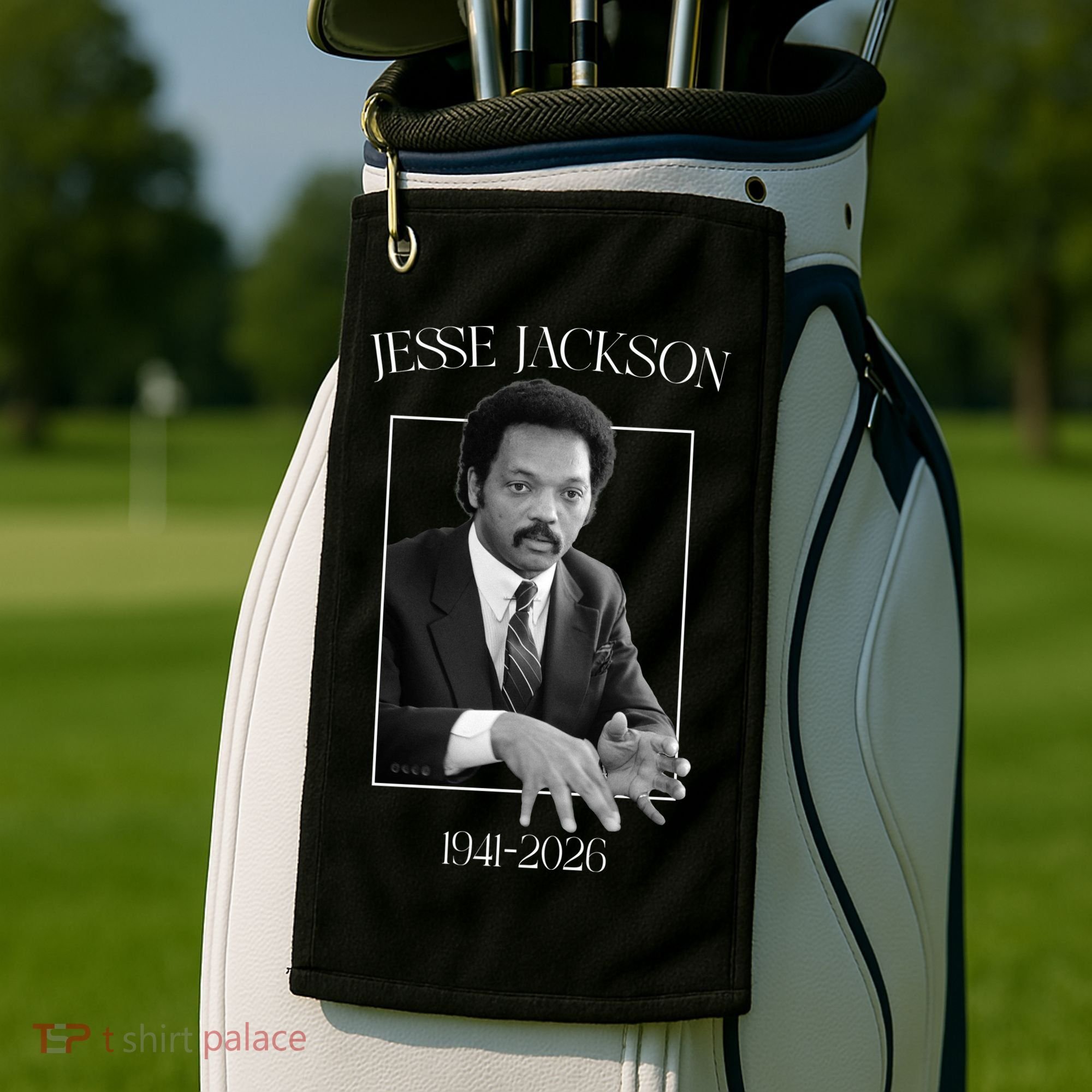 Rev Jesse Jackson 1941-2026 Tribute Golf Towel