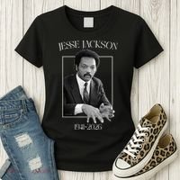 Rev Jesse Jackson 1941-2026 Tribute Women's T-Shirt thumb 3