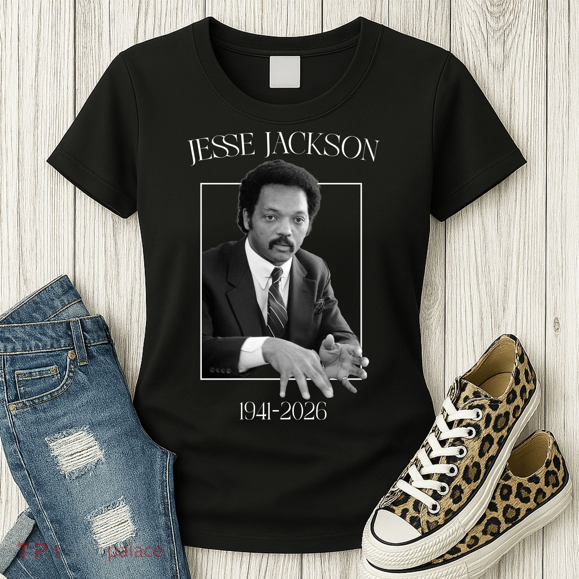 Rev Jesse Jackson 1941-2026 Tribute Women's T-Shirt