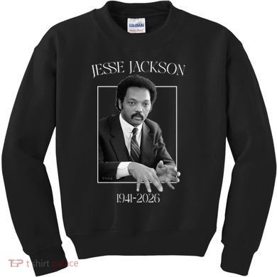 Rev Jesse Jackson 1941-2026 Tribute Kids Sweatshirt
