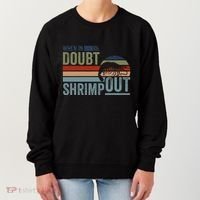 Retro Jiu Jitsu Martial Art When In Doubt Shrimp Out Bjj Mma Women's Sweatshirt thumb 0