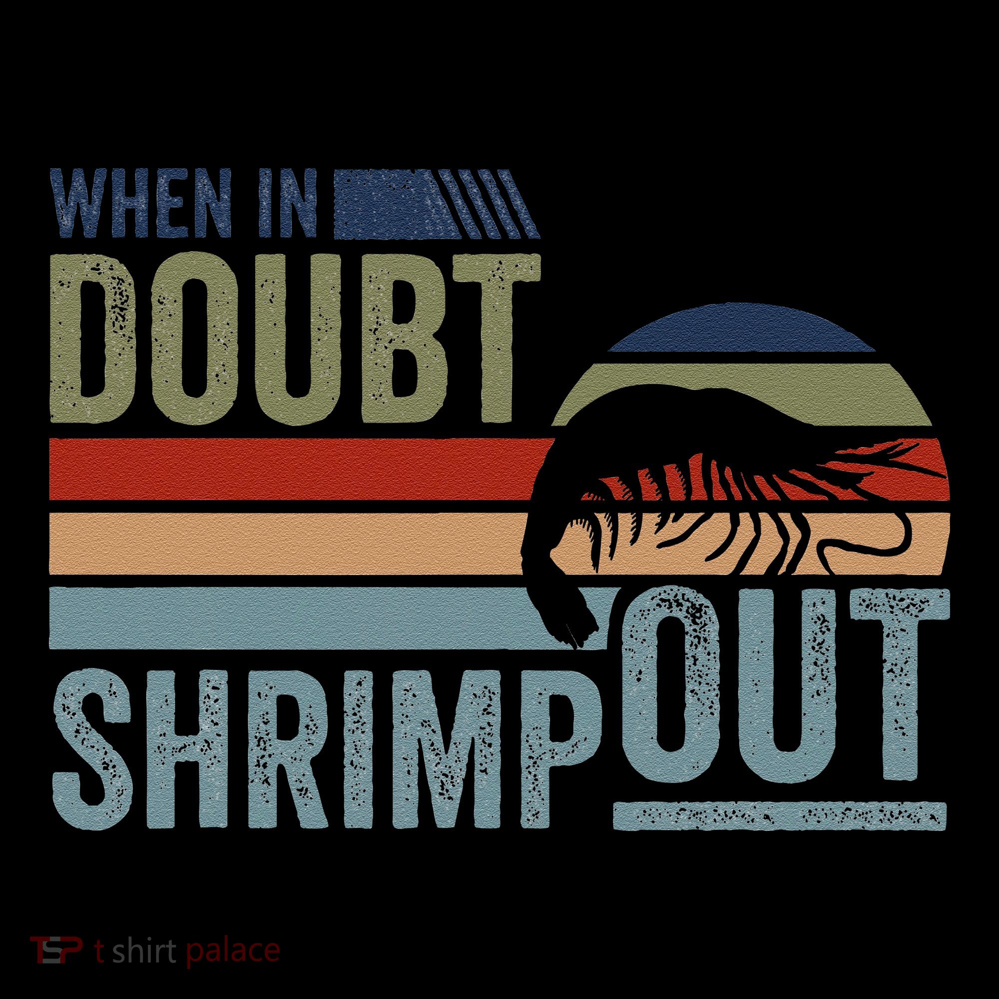 Retro Jiu Jitsu Martial Art When In Doubt Shrimp Out Bjj Mma Coffee Mug