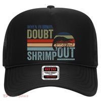 Retro Jiu Jitsu Martial Art When In Doubt Shrimp Out Bjj Mma Hat thumb 0