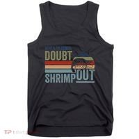 Retro Jiu Jitsu Martial Art When In Doubt Shrimp Out Bjj Mma Tank Top thumb 0
