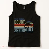 Retro Jiu Jitsu Martial Art When In Doubt Shrimp Out Bjj Mma Tank Top thumb 2