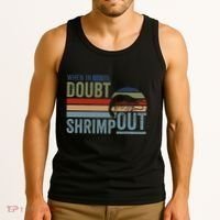 Retro Jiu Jitsu Martial Art When In Doubt Shrimp Out Bjj Mma Tank Top thumb 3