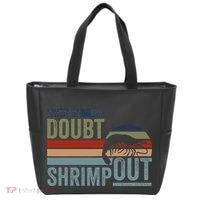 Retro Jiu Jitsu Martial Art When In Doubt Shrimp Out Bjj Mma Tote Bag thumb 0