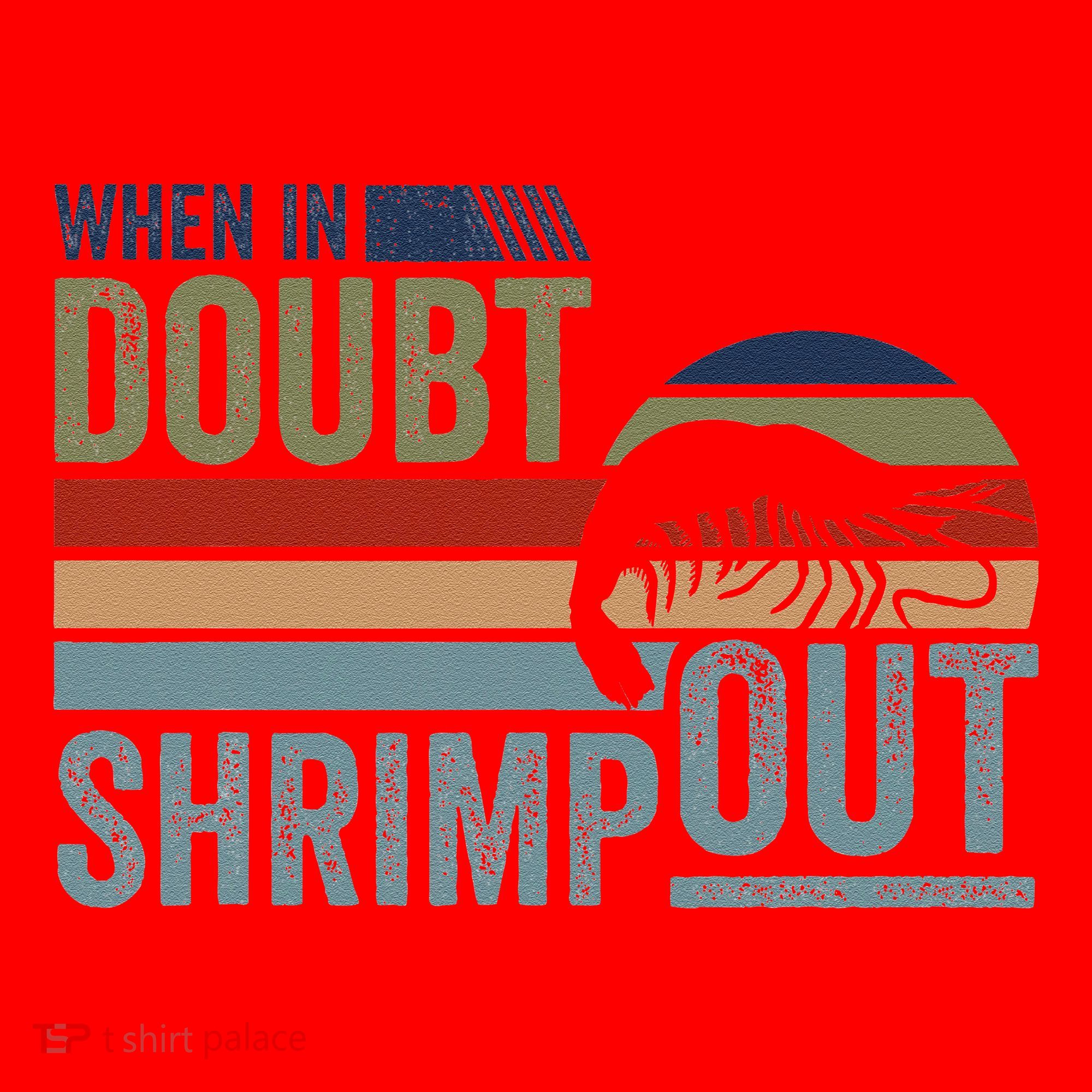 Retro Jiu Jitsu Martial Art When In Doubt Shrimp Out Bjj Mma Santa Hat