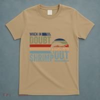 Retro Jiu Jitsu Martial Art When In Doubt Shrimp Out Bjj Mma T-Shirt thumb 5