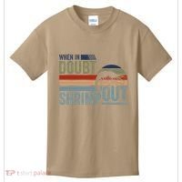 Retro Jiu Jitsu Martial Art When In Doubt Shrimp Out Bjj Mma Kids T-Shirt thumb 0
