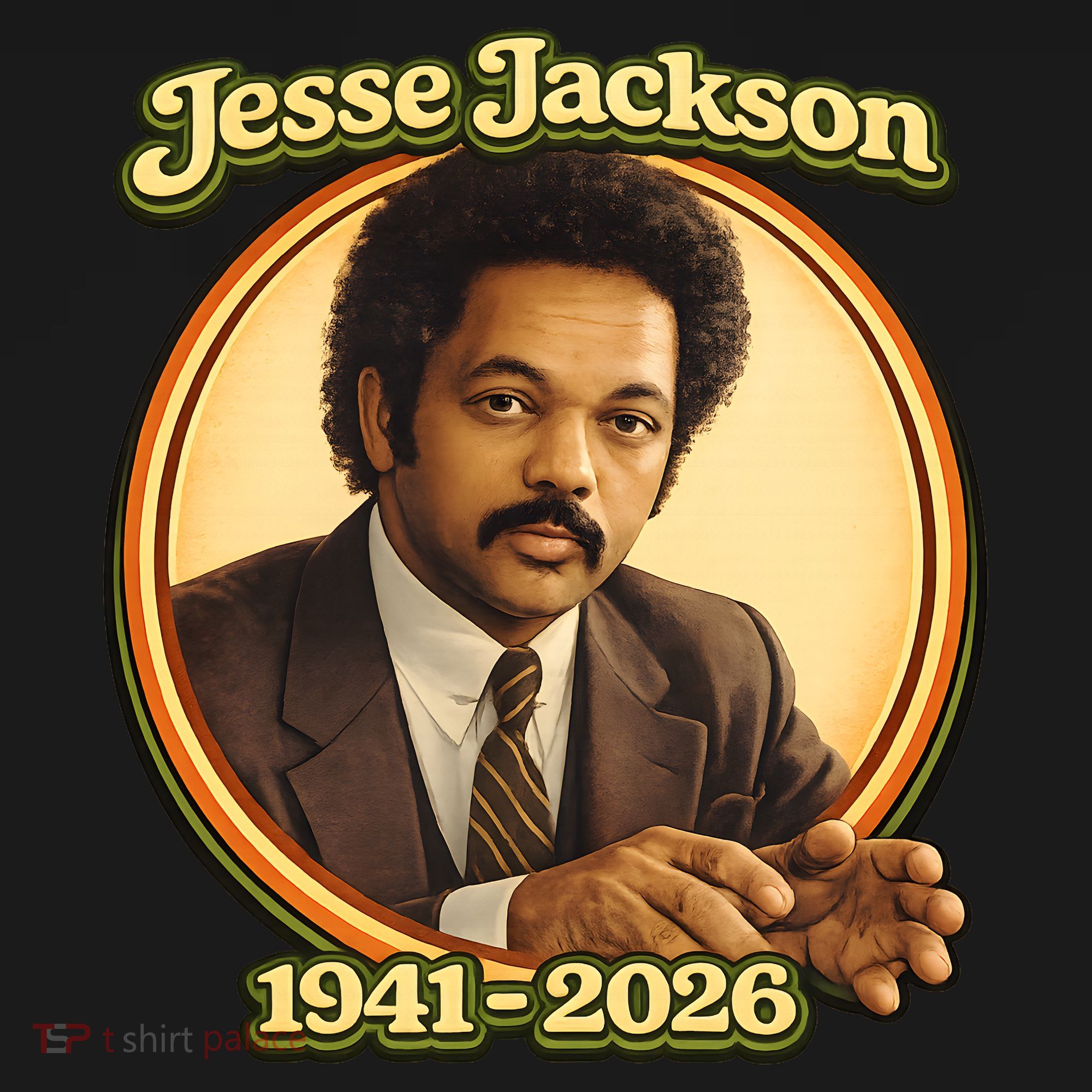 Retro Jesse Jackson 1941-2026 Vintage T-Shirt