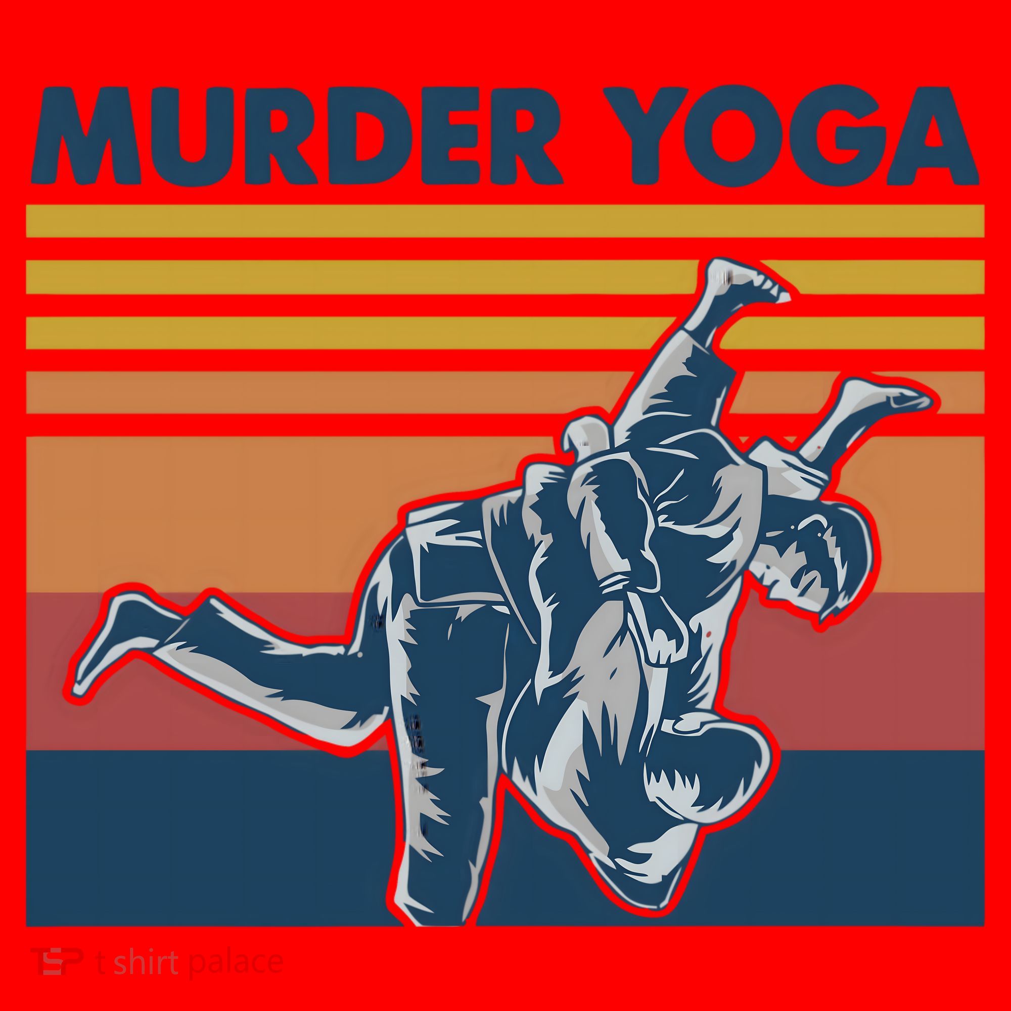 Retro Jiu Jitsu Murder Yoga Jiu Jitsu Murder Yoga Santa Hat