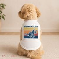 Retro Jiu Jitsu Murder Yoga Jiu Jitsu Murder Yoga Doggie Tank thumb 2