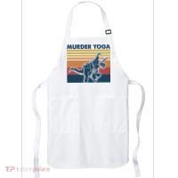 Retro Jiu Jitsu Murder Yoga Jiu Jitsu Murder Yoga Apron thumb 0