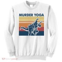 Retro Jiu Jitsu Murder Yoga Jiu Jitsu Murder Yoga Sweatshirt thumb 0