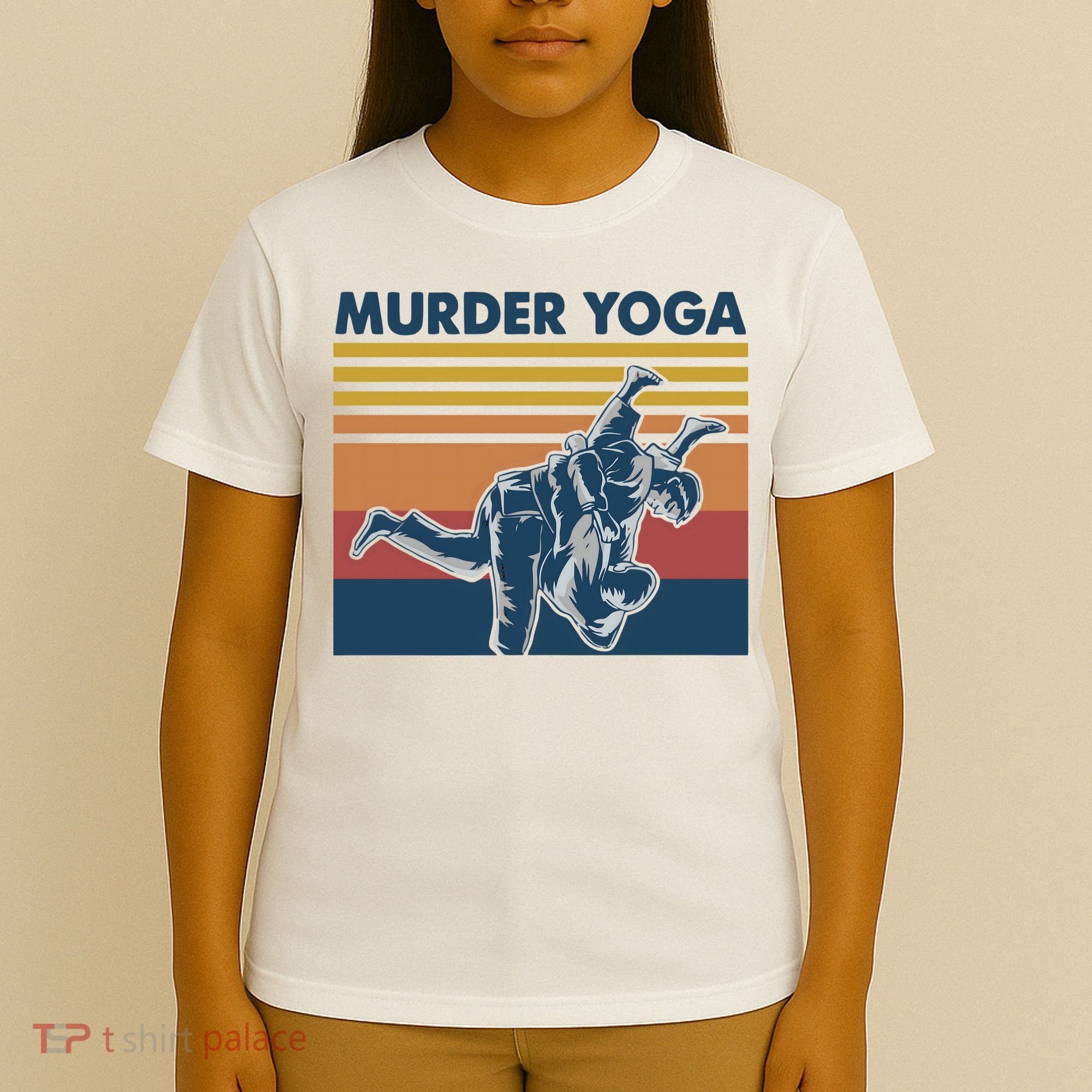 Retro Jiu Jitsu Murder Yoga Jiu Jitsu Murder Yoga T-Shirt