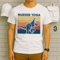 Retro Jiu Jitsu Murder Yoga Jiu Jitsu Murder Yoga T-Shirt thumb 6