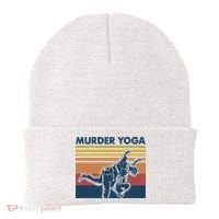 Retro Jiu Jitsu Murder Yoga Jiu Jitsu Murder Yoga Beanie thumb 0