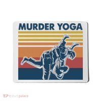 Retro Jiu Jitsu Murder Yoga Jiu Jitsu Murder Yoga Mousepad thumb 0