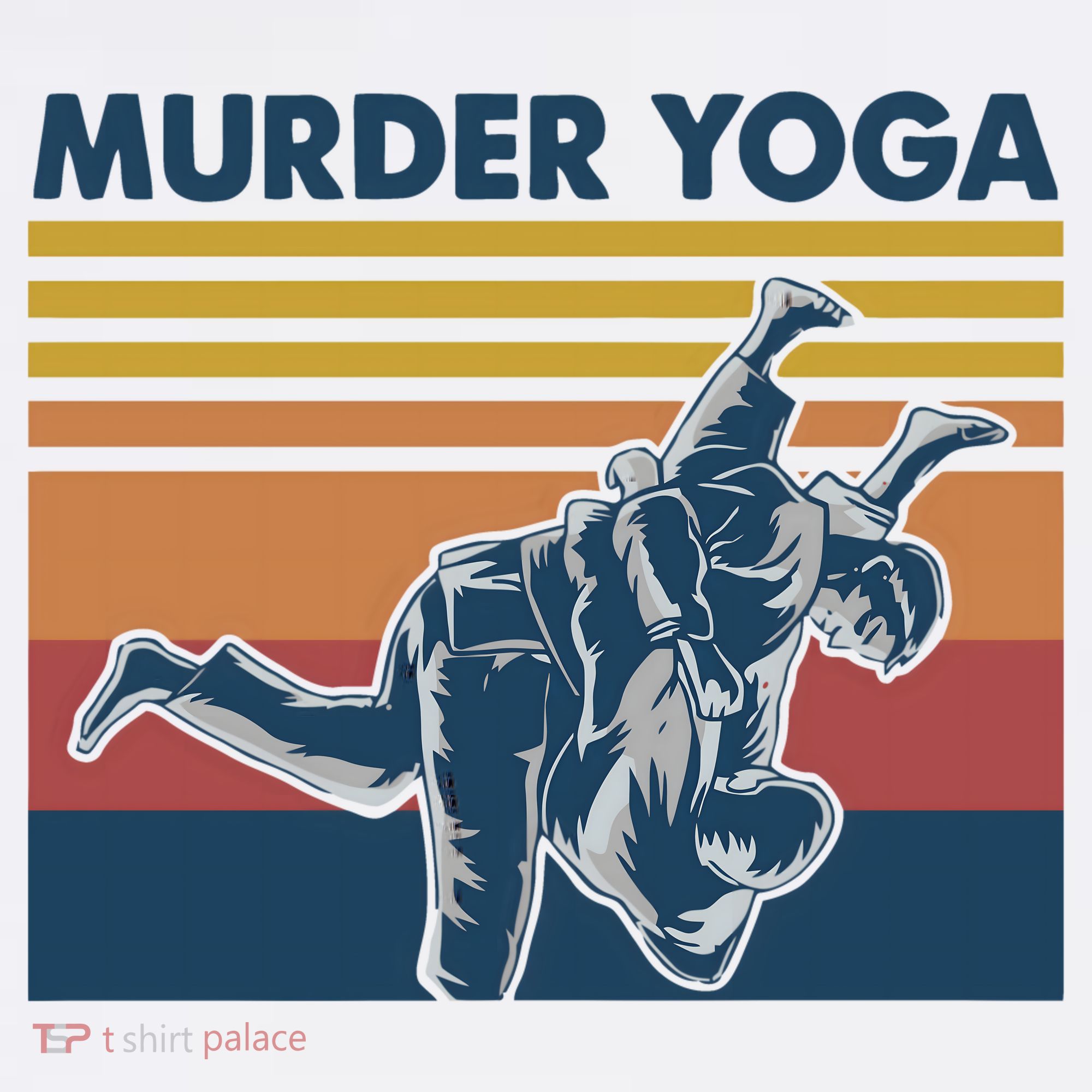 Retro Jiu Jitsu Murder Yoga Jiu Jitsu Murder Yoga Mousepad